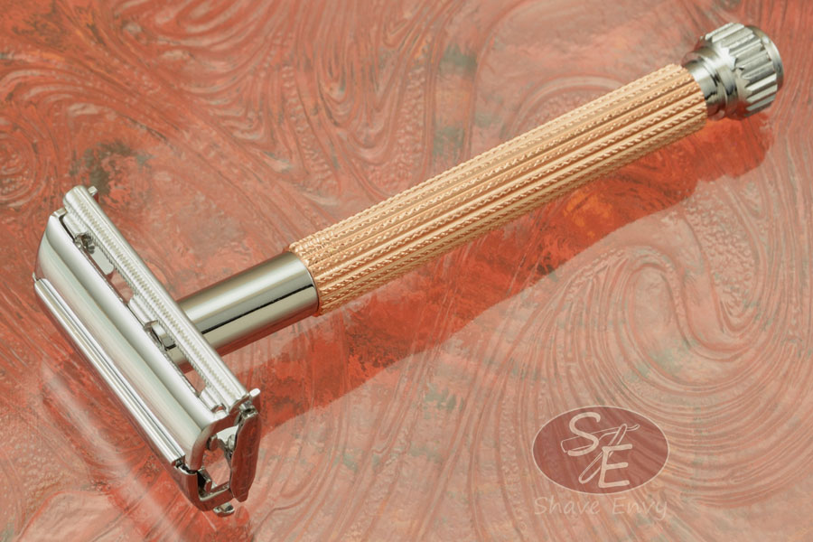 Double Edge Safety Razor - Butterfly (29L-RG) - Rose Gold - For Him or Her