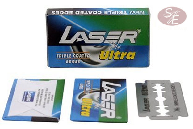Laser Ultra Double Edge Safety Razor Blades - 10 Pack