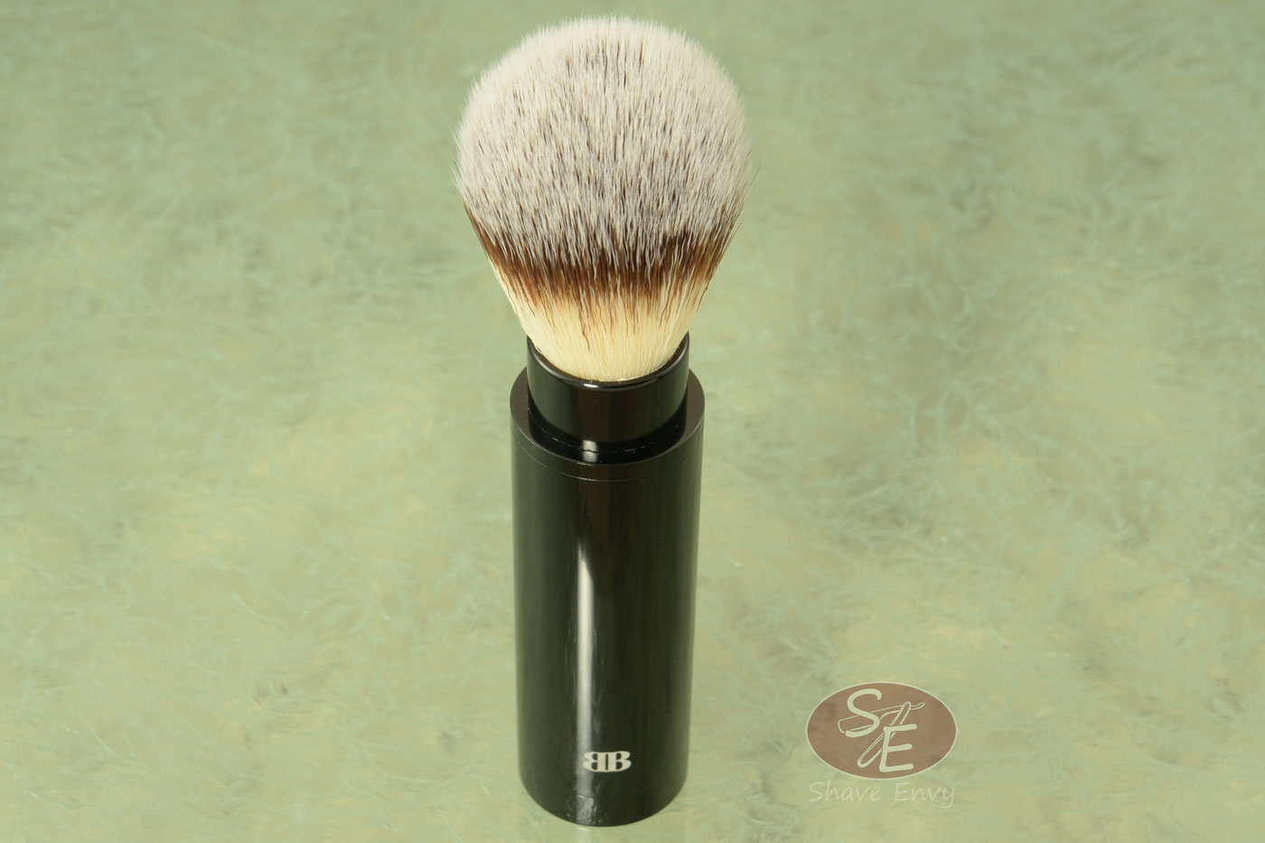 Aluminum Travel Brush with Synthetic Bristles