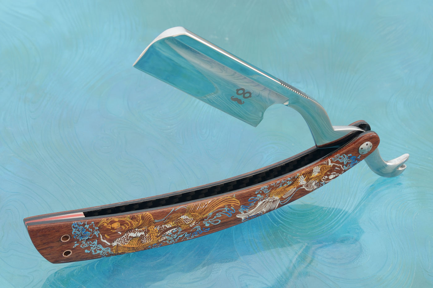 Koi Straight Razor with Mopane