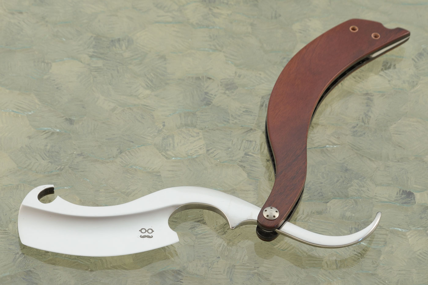 Straight Razor with Mopane