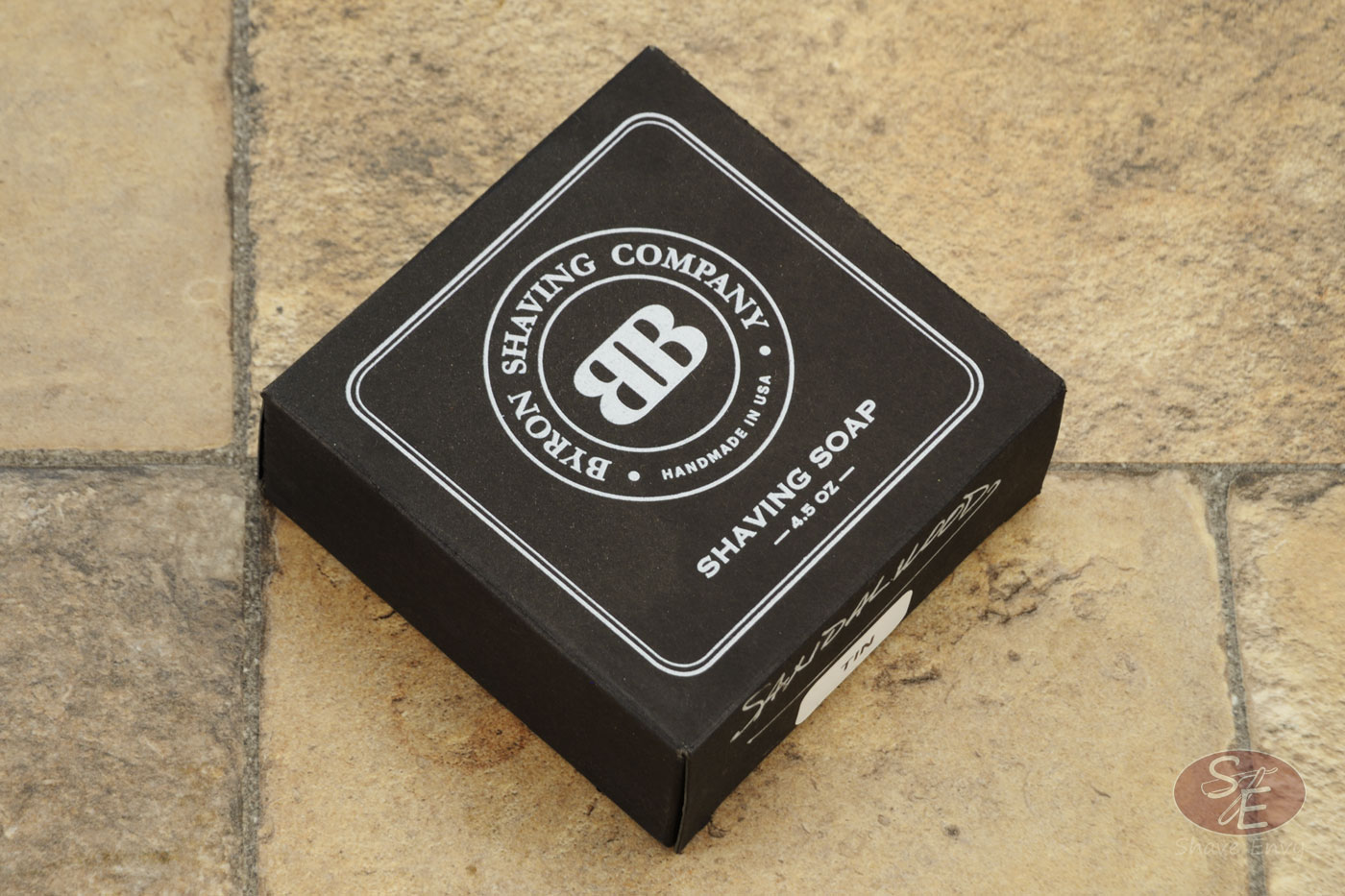 Shave Soap - Sandalwood (4-1/2 oz) - with Metal Storage Tin