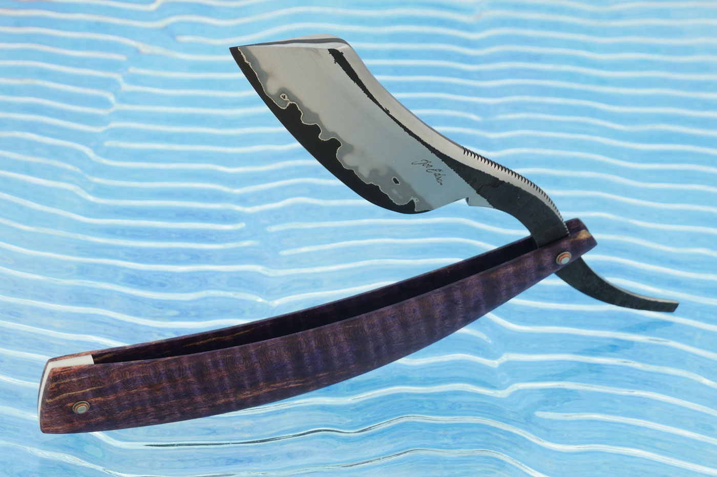Custom San Mai Straight Razor (8/8