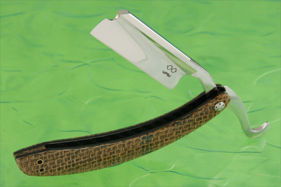 Straight Razor with Coffee Bag Laminate - RWL-34 Stainless