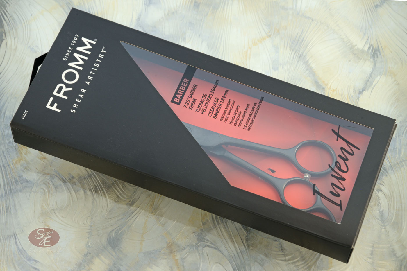 Invent Barber Shear - 7-1/4 in (F1015), Black Finish