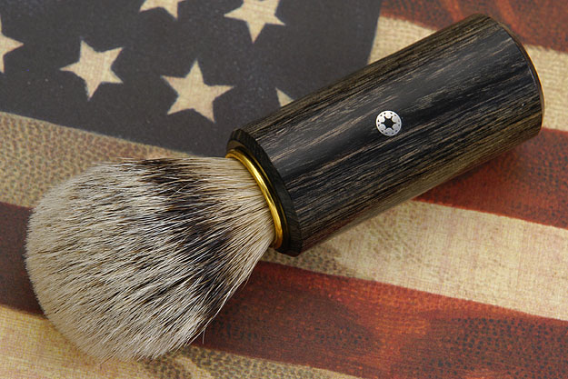 Pakkawood and Silvertip Badger Bristle Shaving Brush