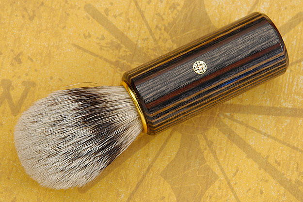 Pakkawood and Silvertip Badger Bristle Shaving Brush