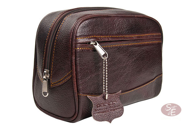 Deluxe Leather Toiletry Bag (TBLG)