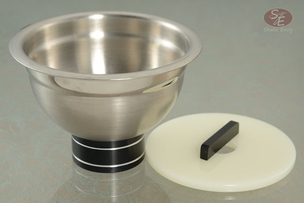 Shave Bowl with Stainless, Cocobolo, and Acrylic