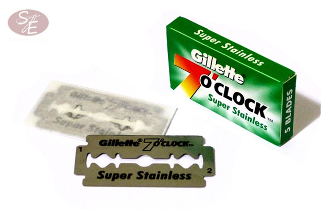 7 O'Clock Super Stainless Razor Blades (Green) - 5 Pack