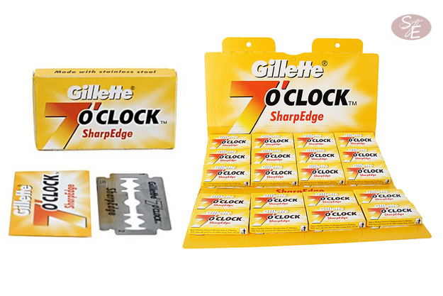 7 O'Clock SharpEdge Razor Blades (Yellow) - 100 Pack