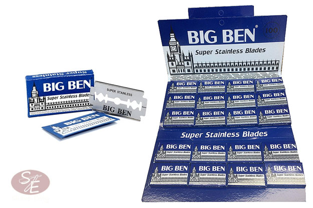 Big Ben Super Stainless Razor Blades - 100 Pack